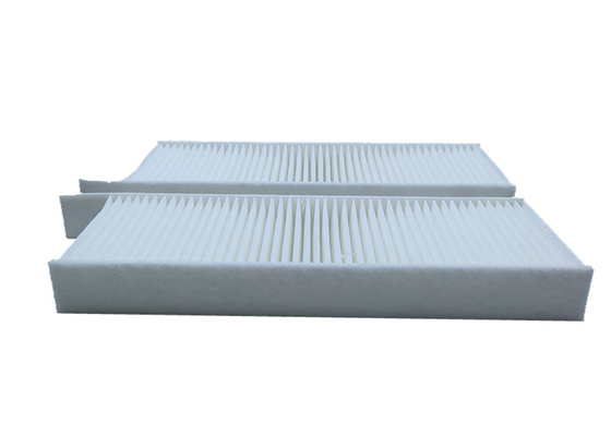 Paired White Cloth Auto Parts Cabin Air Filter OE 9804163380 For PEUGEOT