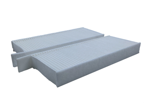 Paired White Cloth Auto Parts Cabin Air Filter OE 9804163380 For PEUGEOT