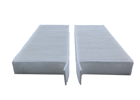 Paired White Cloth Auto Parts Cabin Air Filter OE 9804163380 For PEUGEOT