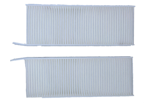 Paired White Cloth Auto Parts Cabin Air Filter OE 9804163380 For PEUGEOT