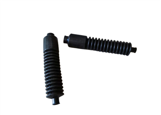 Black Bellows Rubber Boot 6mm Convoluted Rubber Bellows And Boots Silicone